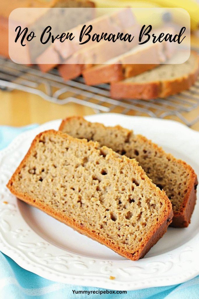 No Oven Banana Bread