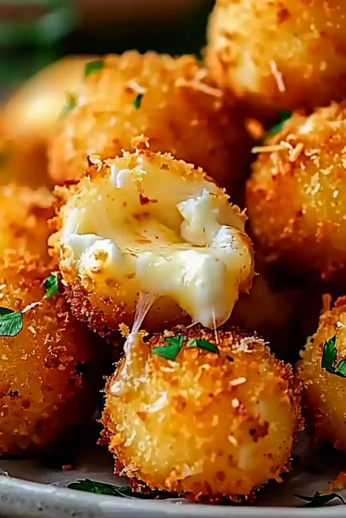 Cheesy Parmesan Mozzarella Bites