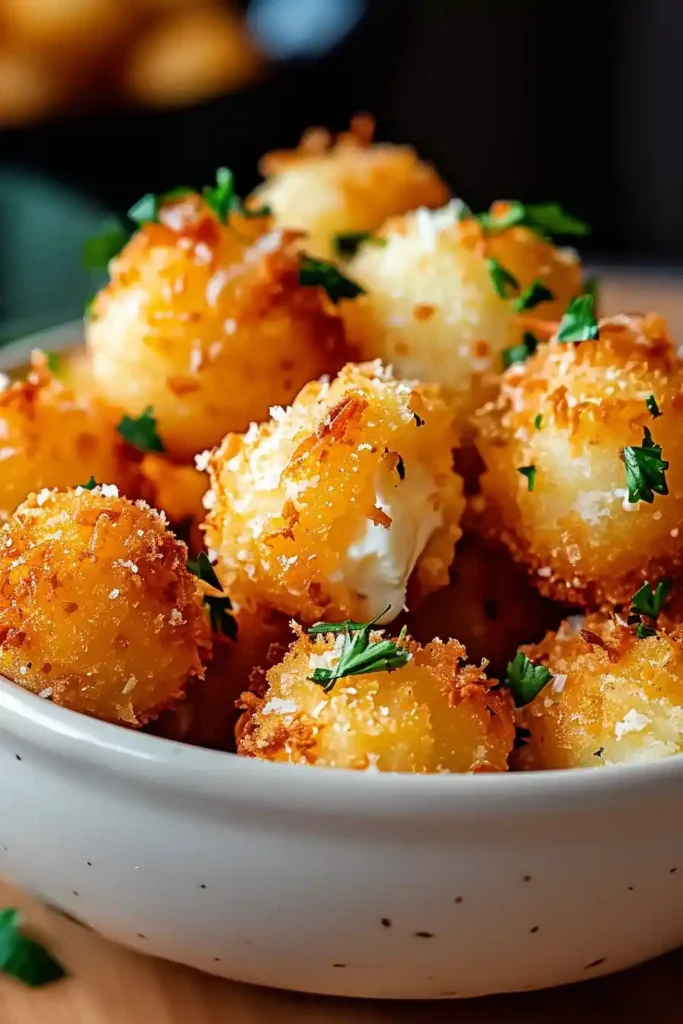 Cheesy Parmesan Mozzarella Bites