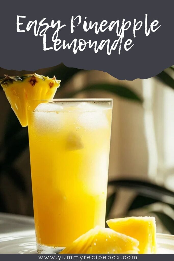 Easy Pineapple Lemonade
