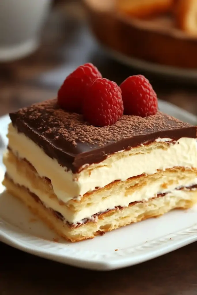 No-bake chocolate eclair dessert