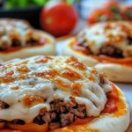 Old School Pizza Burgers