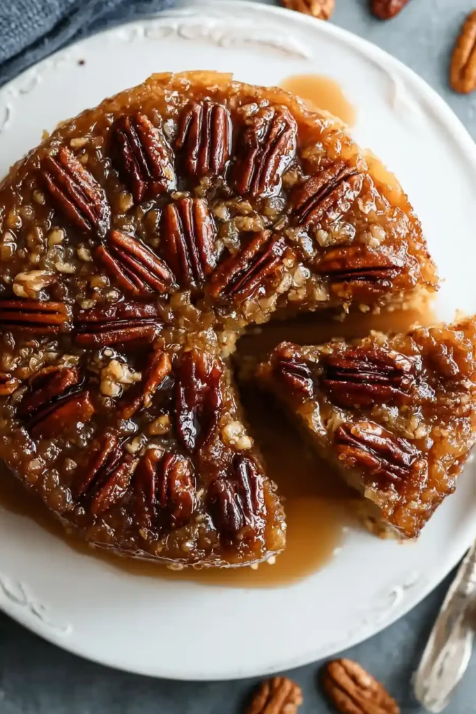 Pecan Upside Down Cake