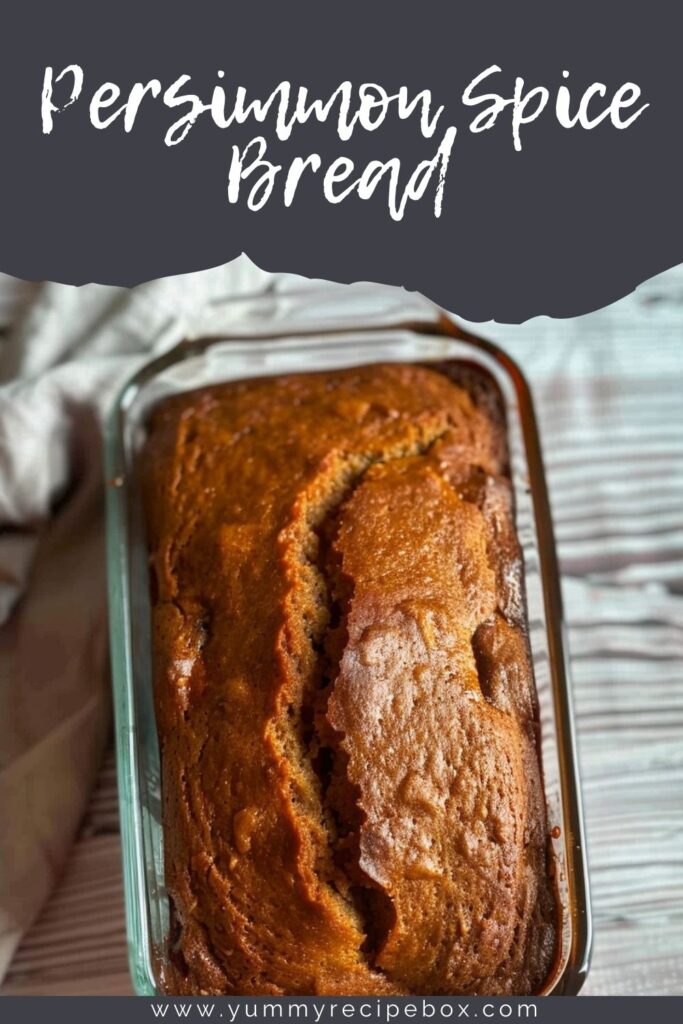 Persimmon Spice Bread