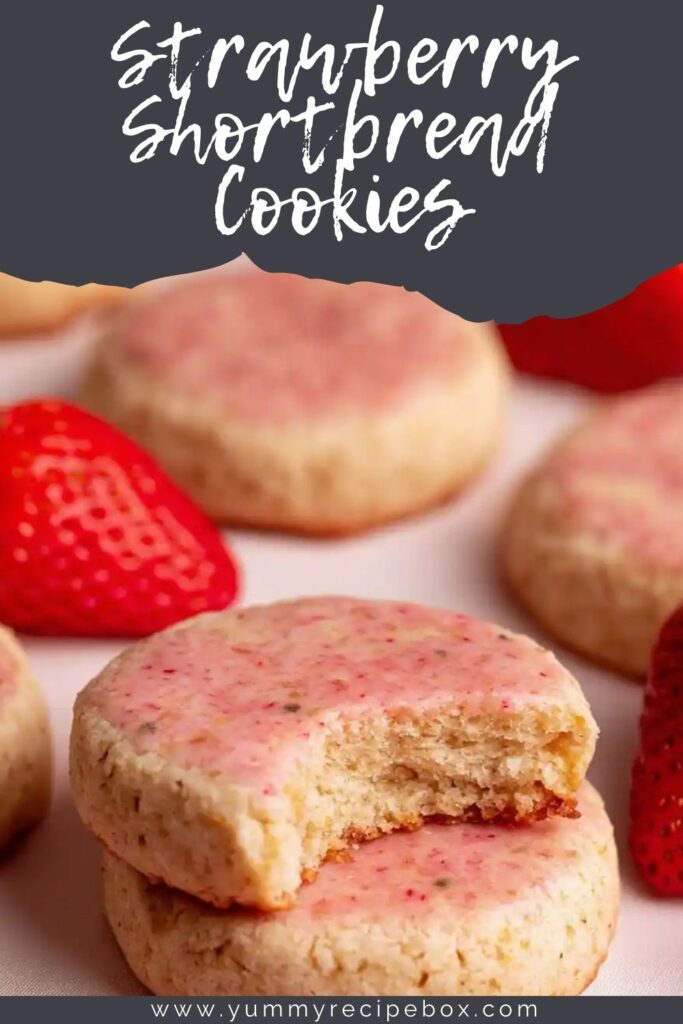 Strawberry Shortbread Cookies