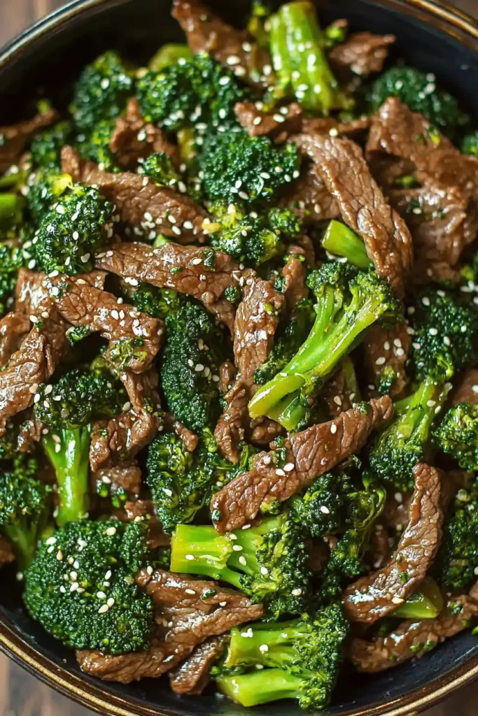 beef and broccoli stir fry