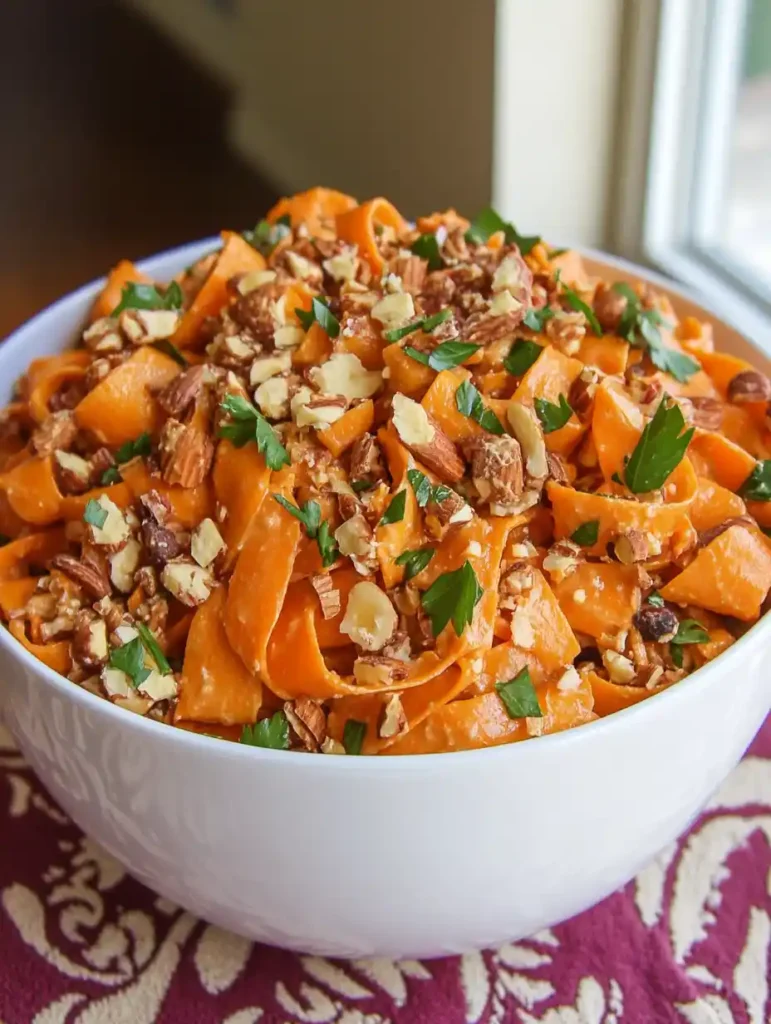 carrot ribbon salad