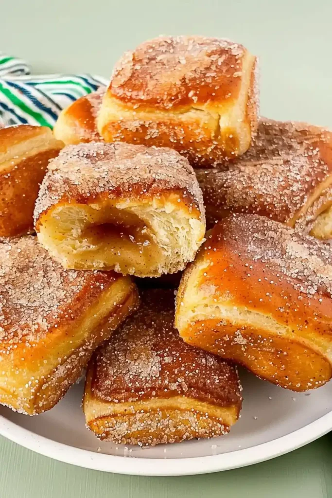 Apple Cider Hawaiian Roll Donuts
