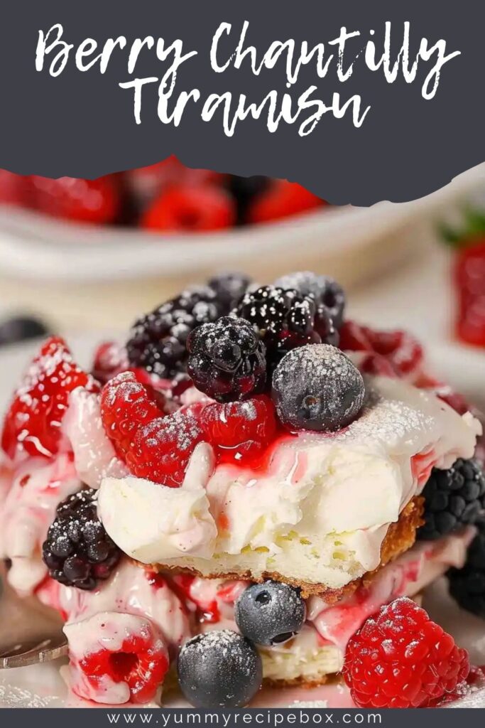Berry Chantilly Tiramisu