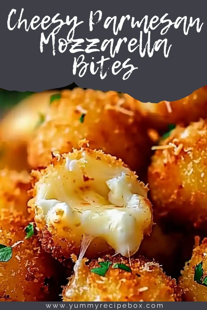 Cheesy Parmesan Mozzarella Bites