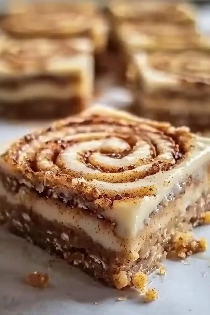 Cinnamon Roll Bliss Bars