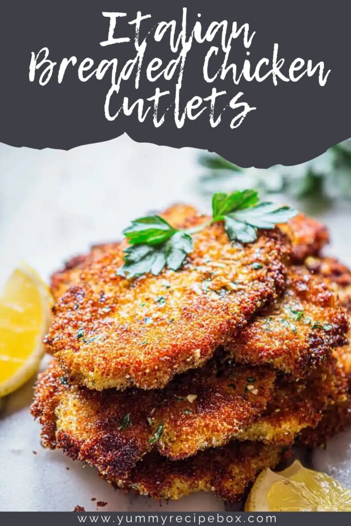 Italian Breaded Chicken Cutlets