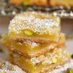 Lemon Pistachio Bars