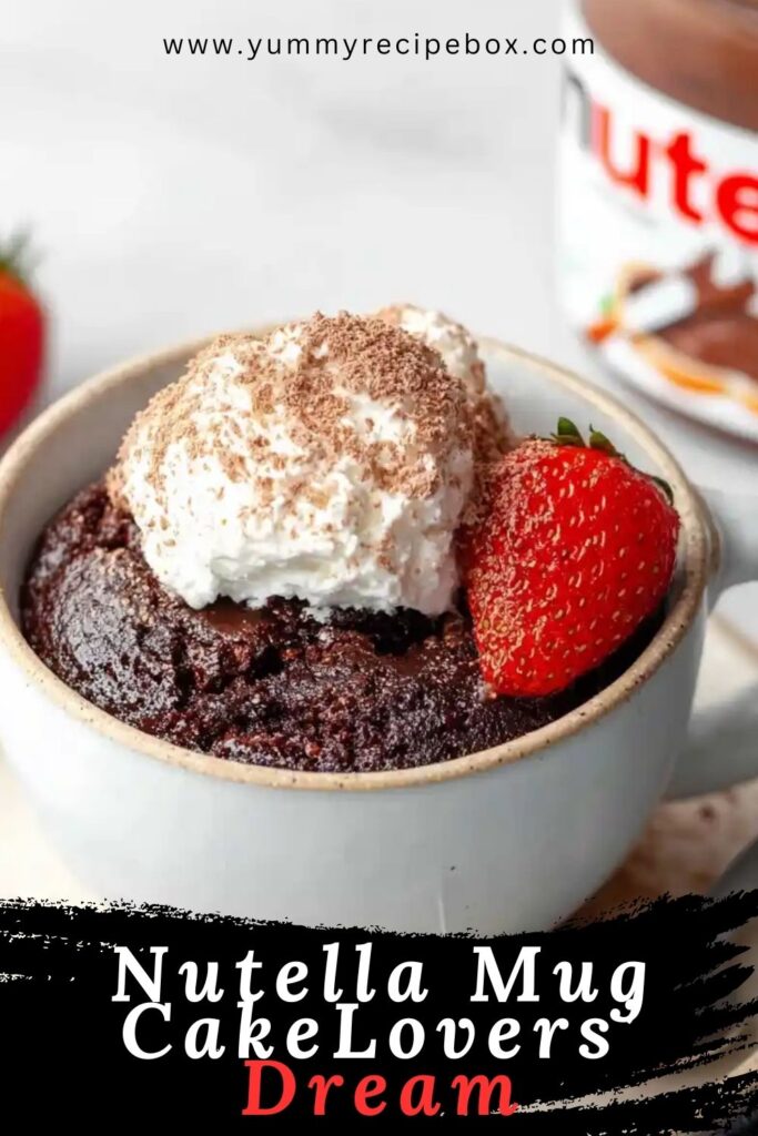 Nutella Mug Cake