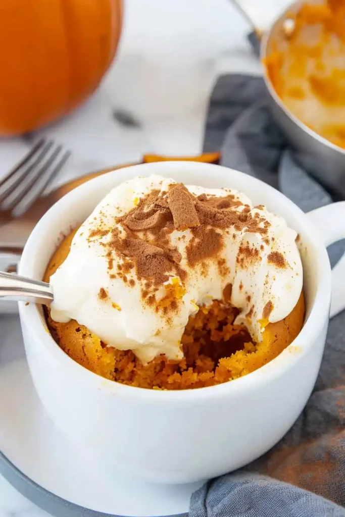 Pumpkin Mug Cake