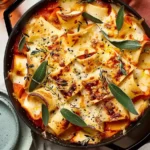 Ricotta Roll-Ups in Creamy Pumpkin Sauce