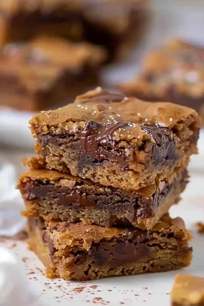 Swirled Nutella Blondies