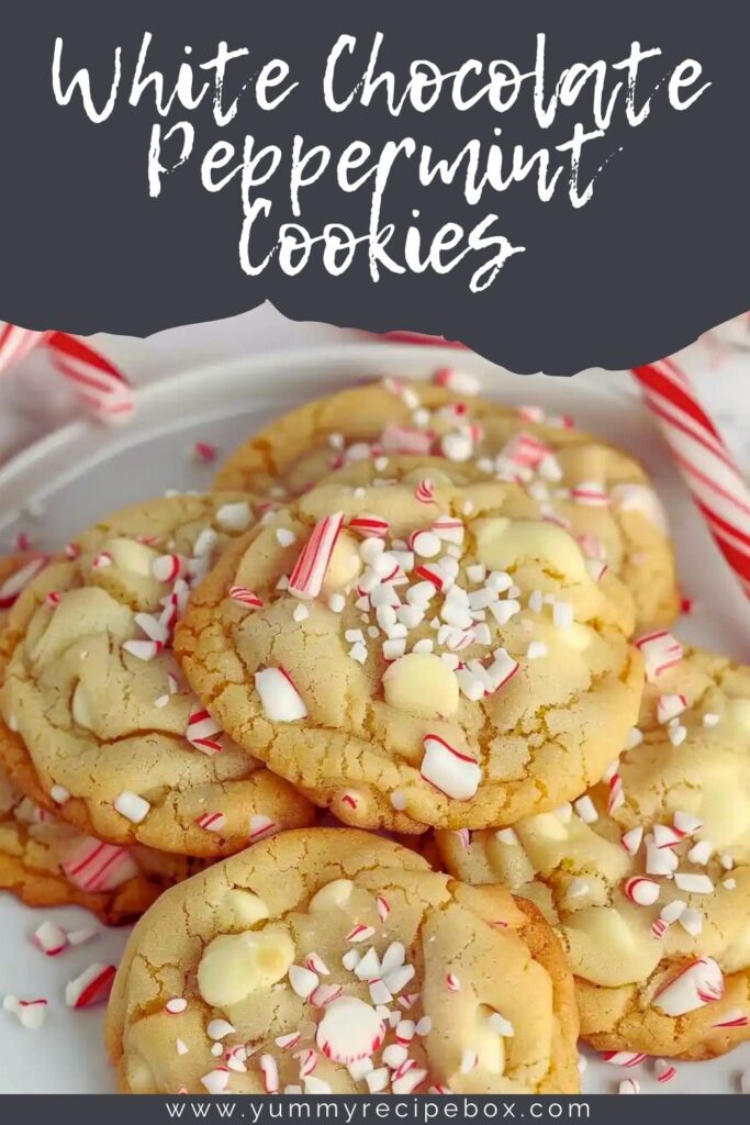 White Chocolate Peppermint Cookies