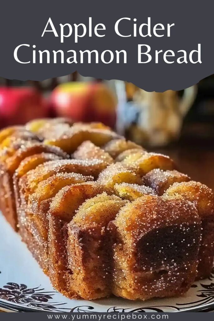 Apple Cider Cinnamon Bread