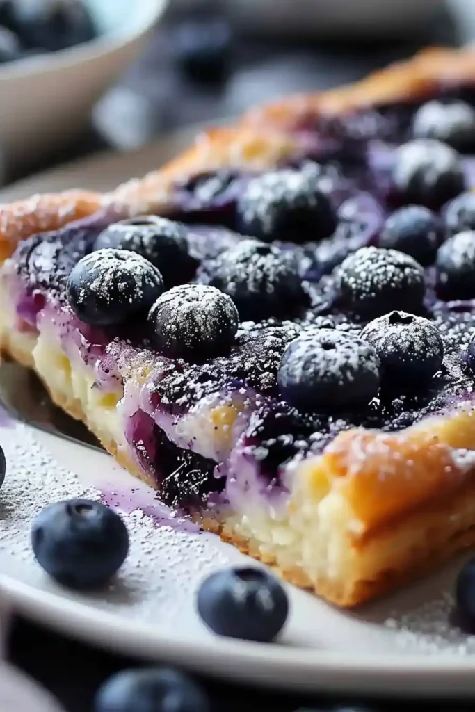 Blueberry Cottage Cheese Breakfast Bake
