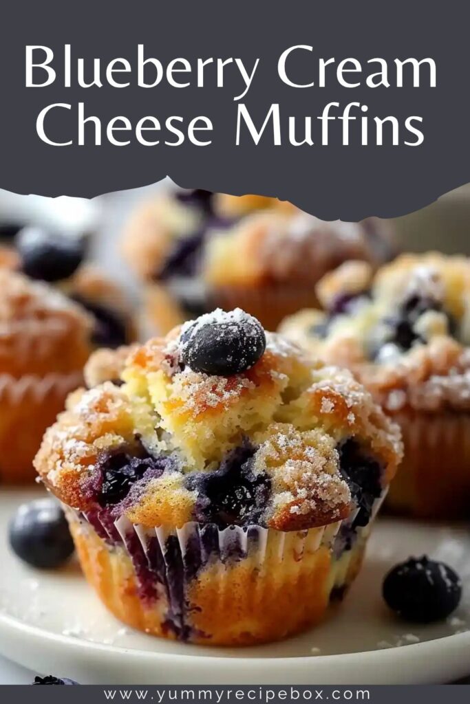 Blueberry Cream Cheese Muffins