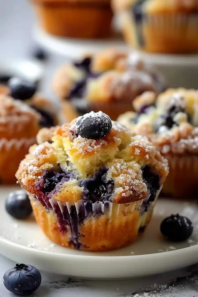Blueberry Cream Cheese Muffins