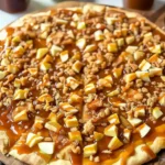 Caramel Apple Dessert Pizza