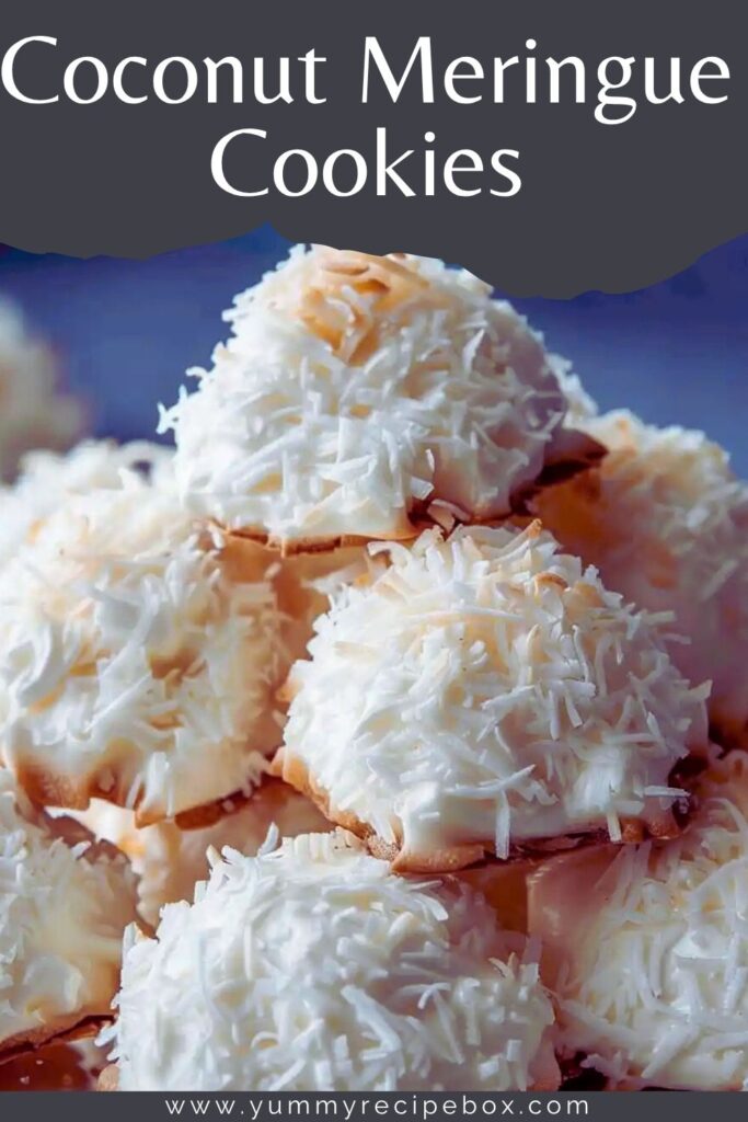 Coconut Meringue Cookies
