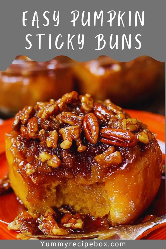 Easy Pumpkin Sticky Buns
