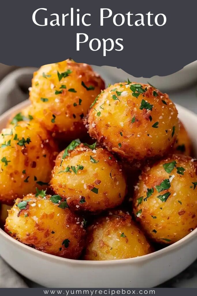 Garlic Potato Pops