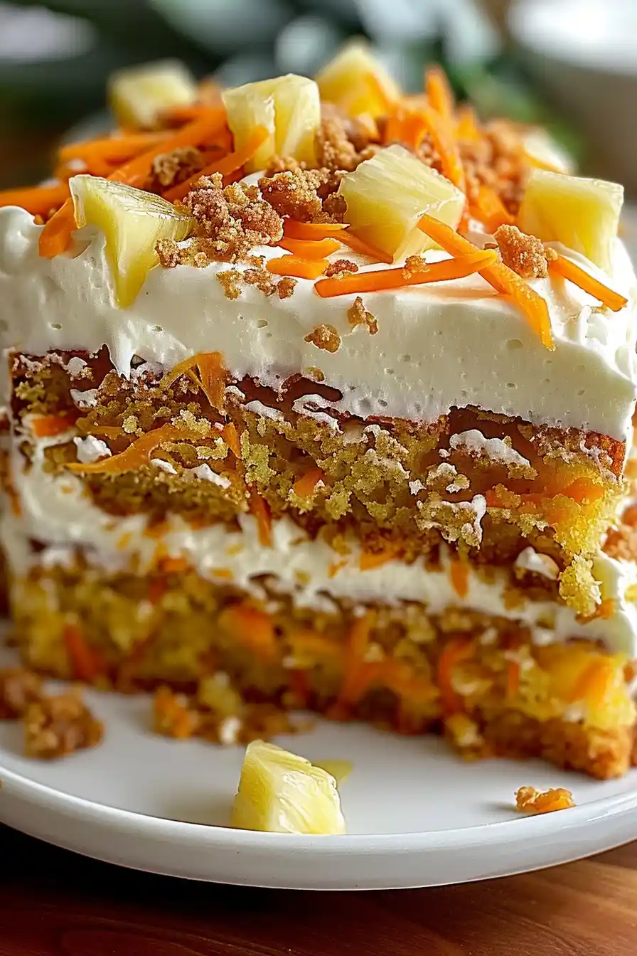 Hawaiian Pineapple Carrot Cake