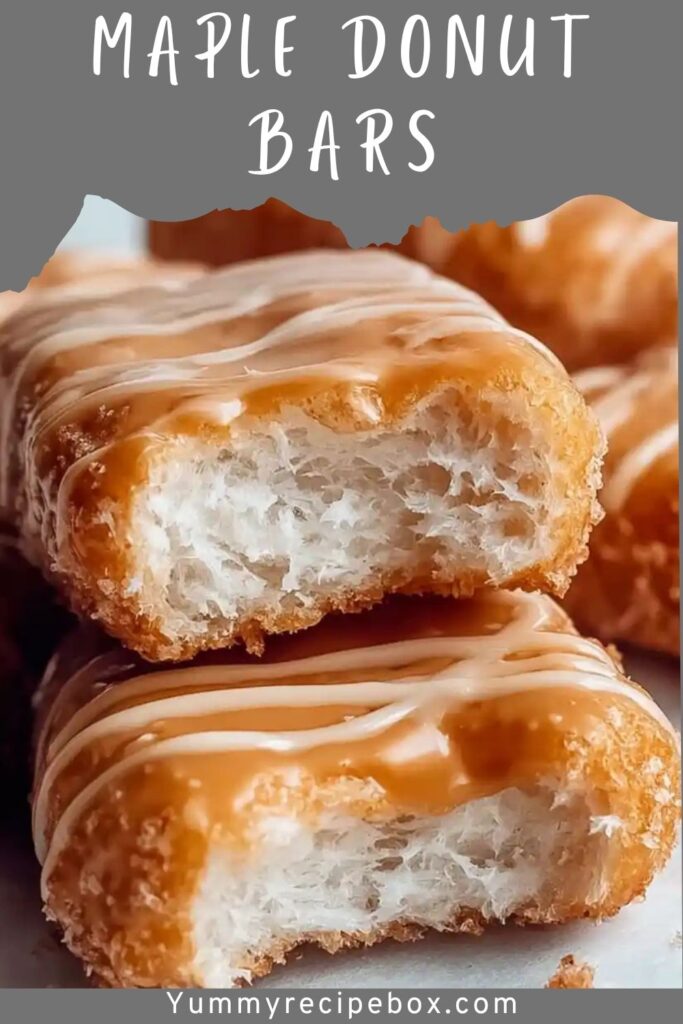 Maple Donut Bars
