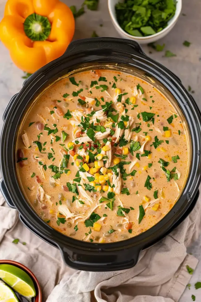 Slow Cooker White Chicken Chili