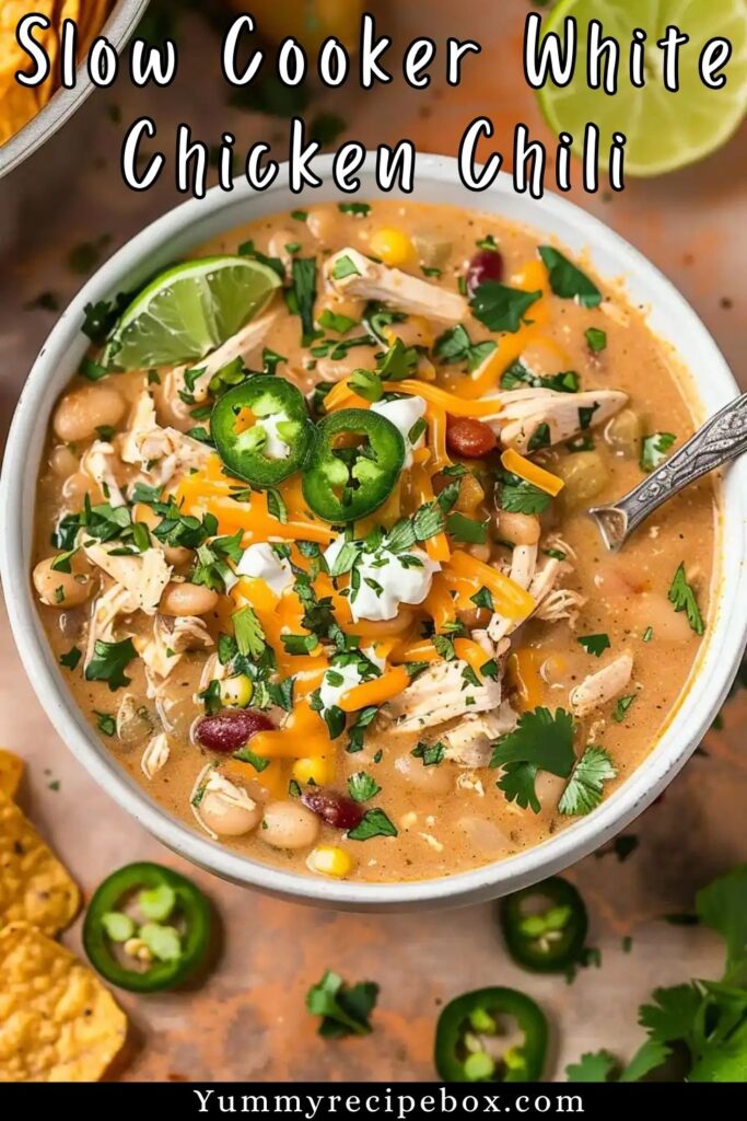 Slow Cooker White Chicken Chili