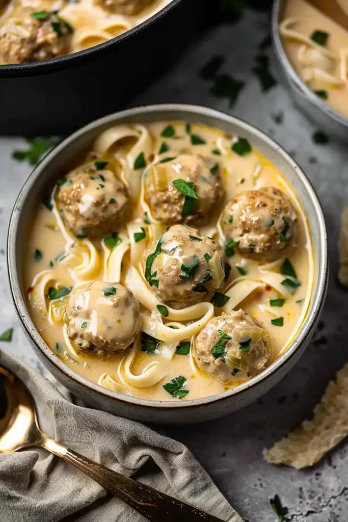 Swedish Meatball Soup