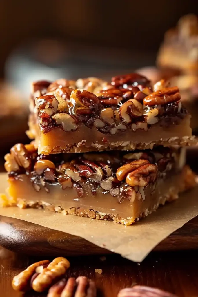 Easy Toffee Pecan Dream Bars