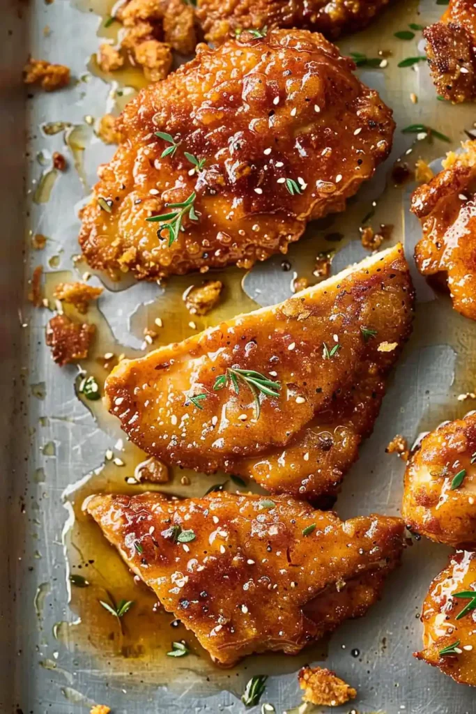 crispy baked hot honey chicken