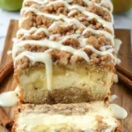 Apple Crisp Cheesecake Bread