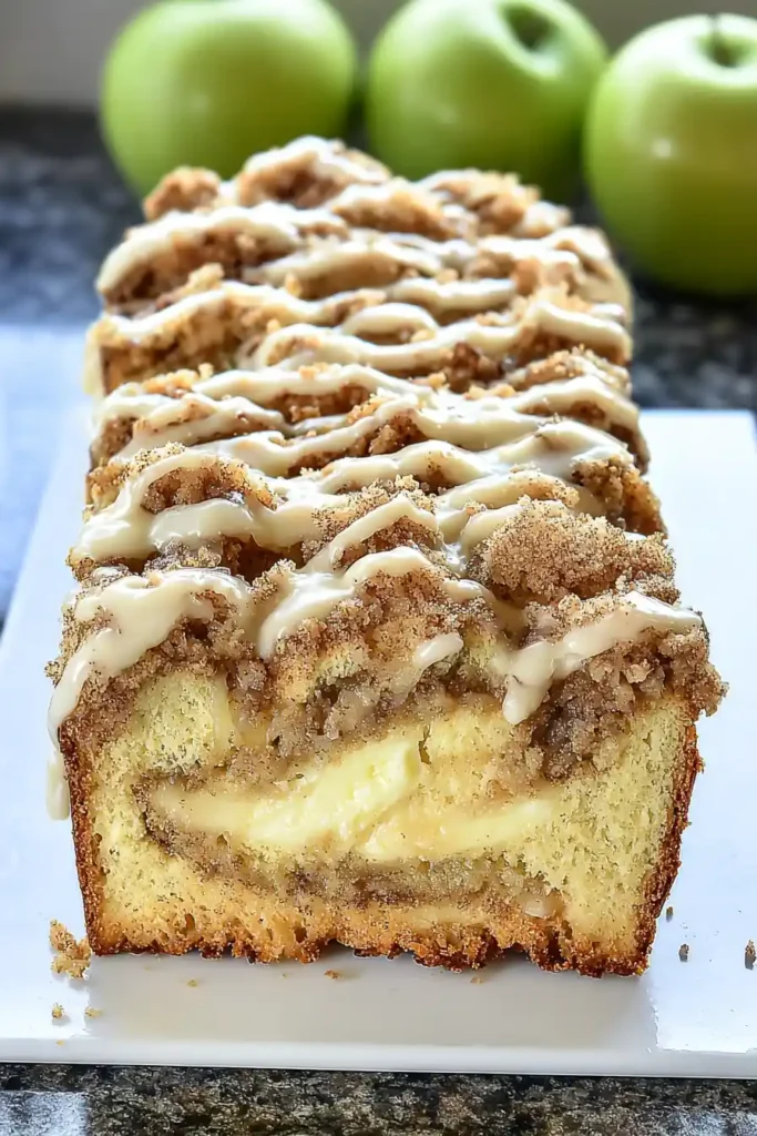 Apple Crisp Cheesecake Bread
