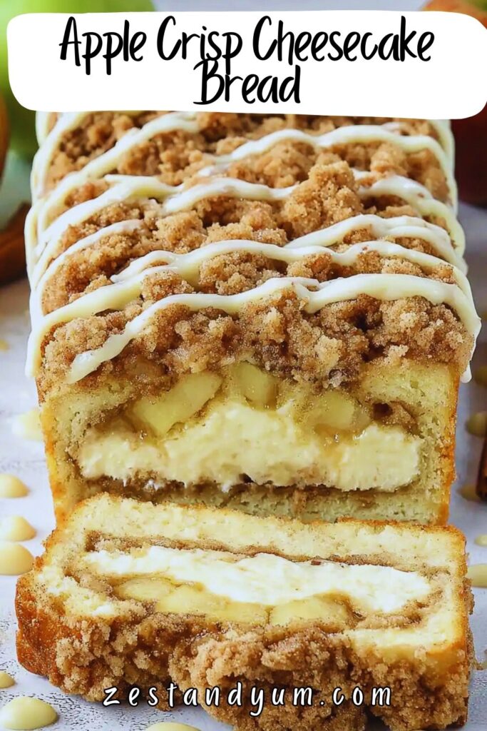 Apple Crisp Cheesecake Bread