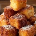 Crispy Angel Cake Churro Bites