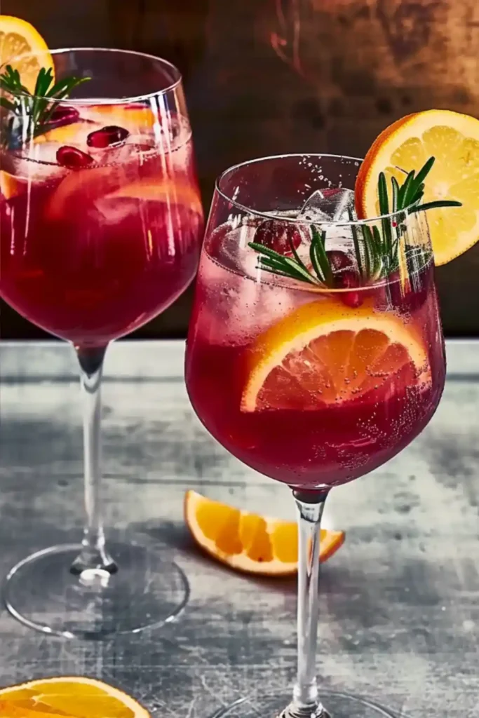 No-Added-Sugar Sangria Mocktail