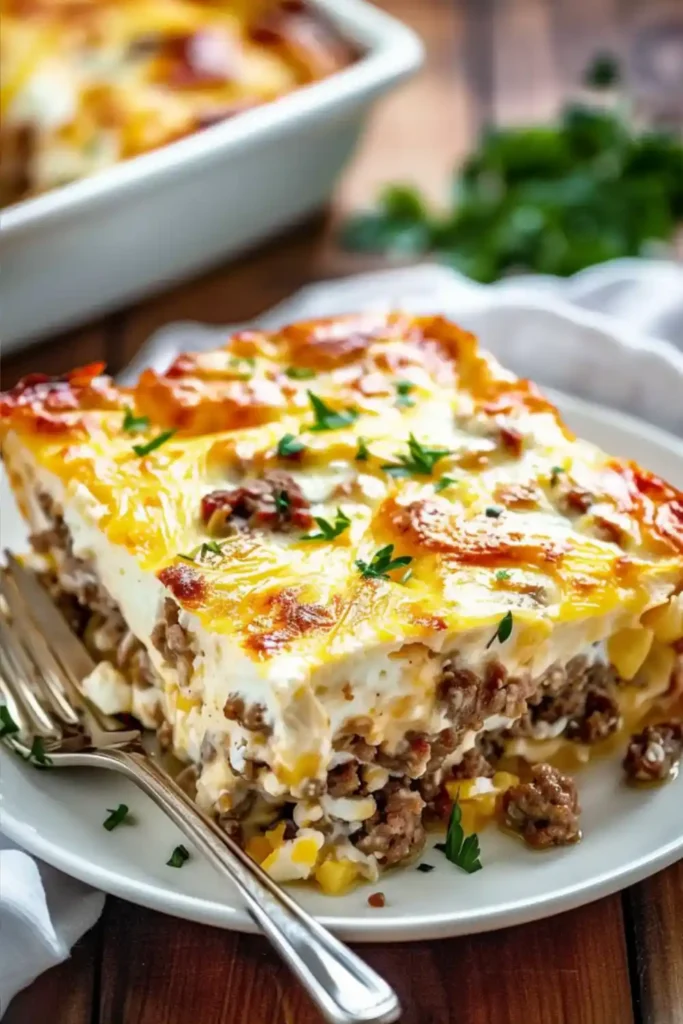 Breakfast Casserole With Sausage