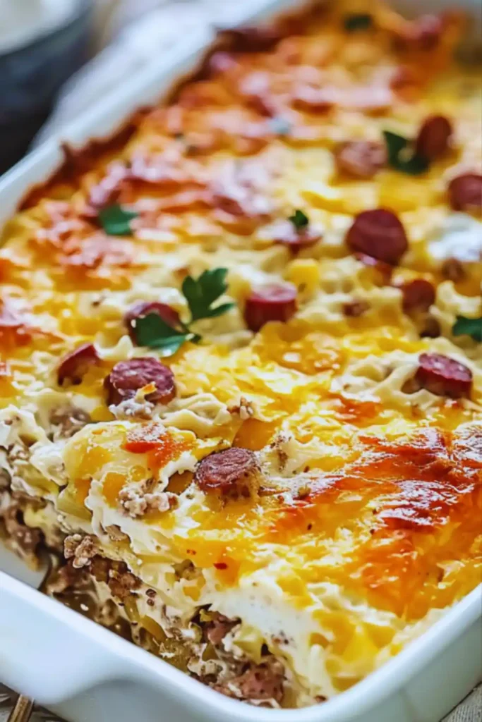 Breakfast Casserole With Sausage