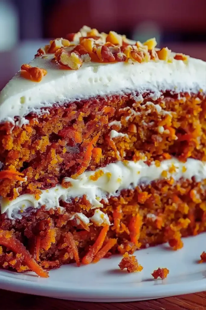 Carrot Cake with Cream Cheese Frosting
