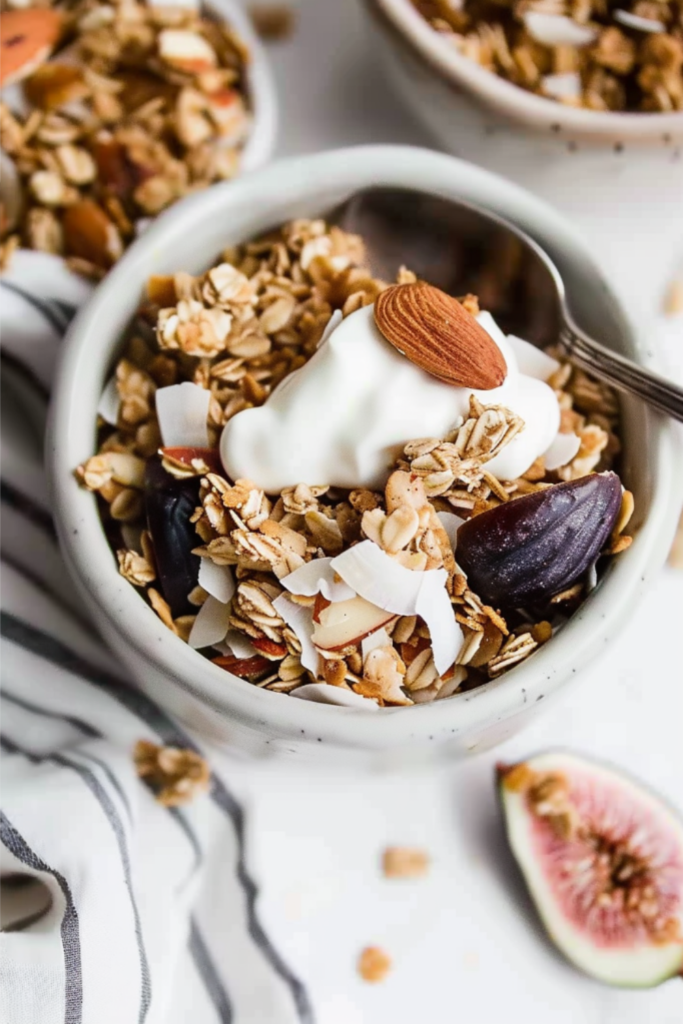 Granola with Figs, Almonds, and Coconut