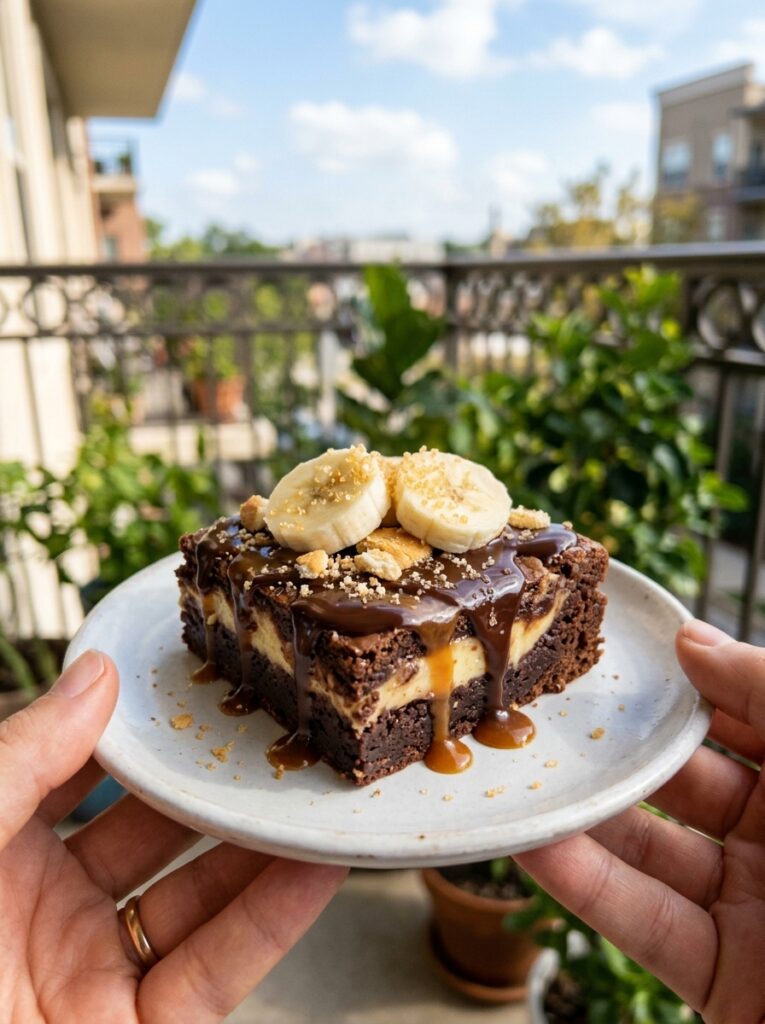 Banana Pudding Brownies